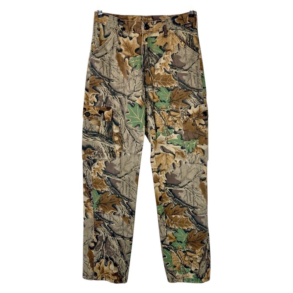 Vintage Walls Advantage Camo Cargo Jeans Double Knee 29x30 Workwear